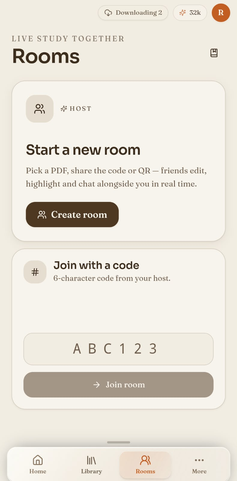Protiva rooms screen